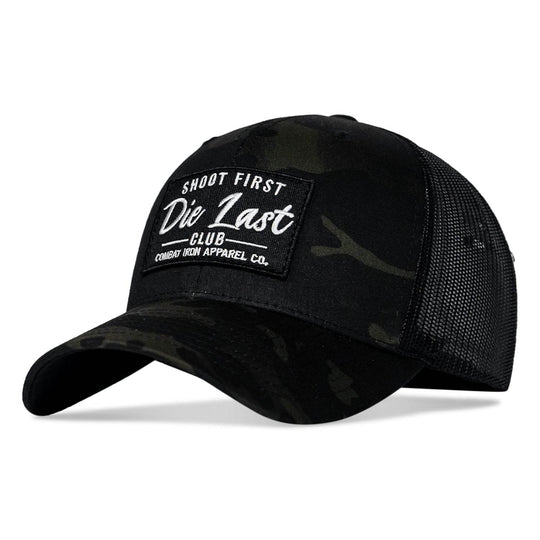 Shoot First. Die Last. Club Patch Snapback - One Revolver Surfboards