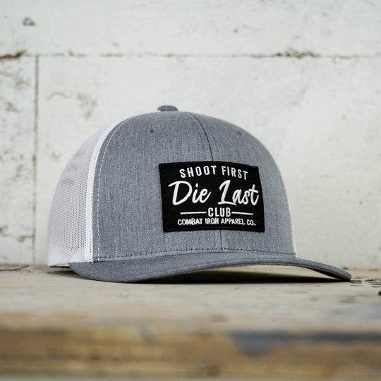 Shoot First. Die Last. Club Patch Snapback - One Revolver Surfboards