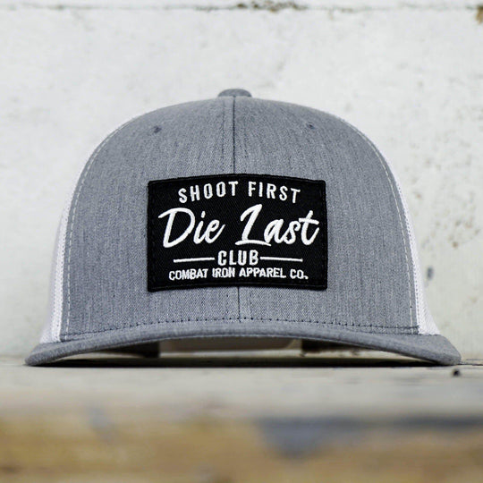 Shoot First. Die Last. Club Patch Snapback - One Revolver Surfboards
