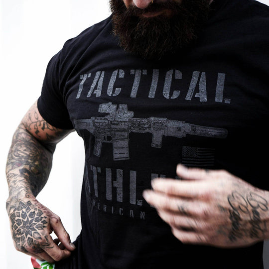 Tactical Athlete American Made Men's T-Shirt - One Revolver Surfboards