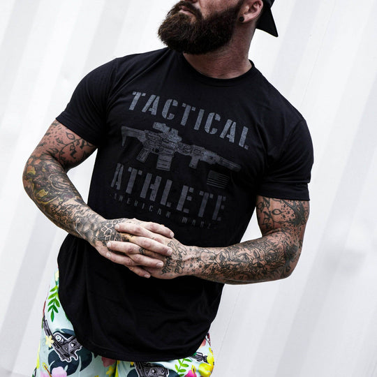 Tactical Athlete American Made Men's T-Shirt - One Revolver Surfboards