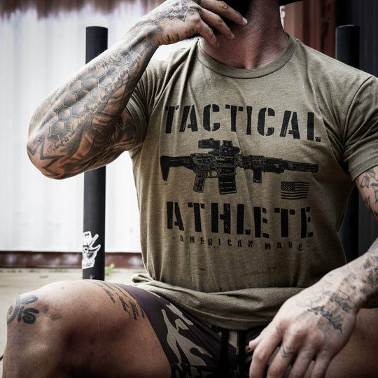 Tactical Athlete American Made Men's T-Shirt - One Revolver Surfboards