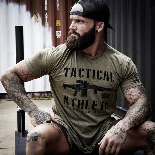 Tactical Athlete American Made Men's T-Shirt - One Revolver Surfboards