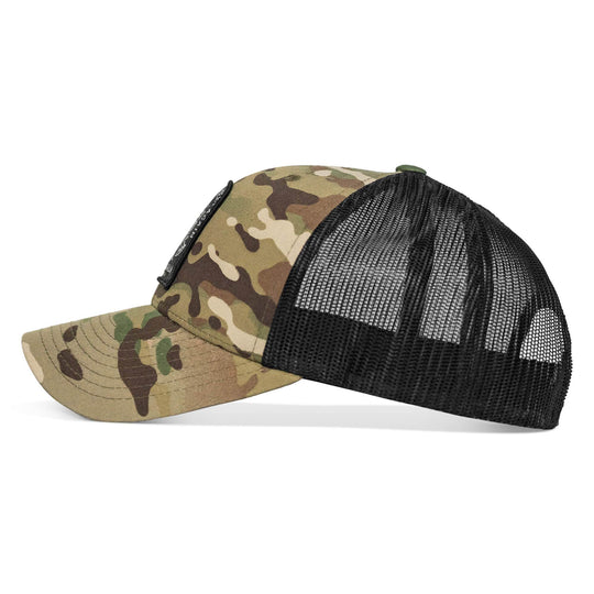 In The End, We Meet Again - Until Valhalla Patch Snapback Hat - One Revolver Surfboards