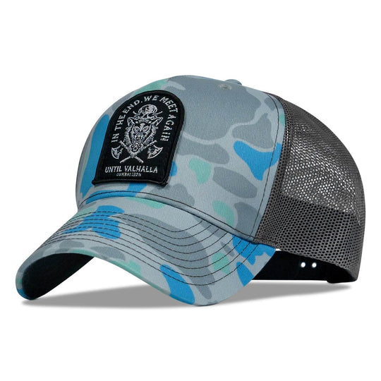 In The End, We Meet Again - Until Valhalla Patch Snapback Hat - One Revolver Surfboards