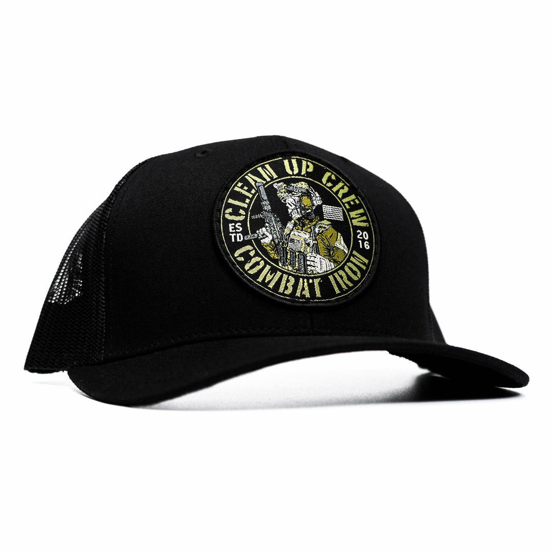Clean Up Crew Patch Mid-Profile Mesh Snapback Hat - One Revolver Surfboards
