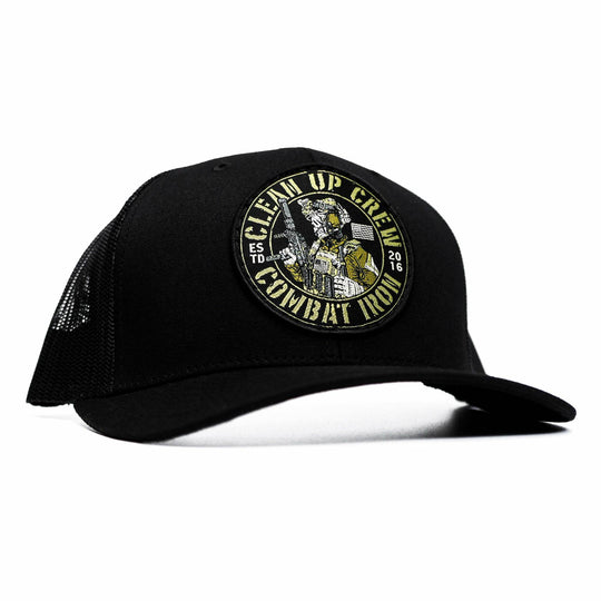 Clean Up Crew Patch Mid-Profile Mesh Snapback Hat - One Revolver Surfboards