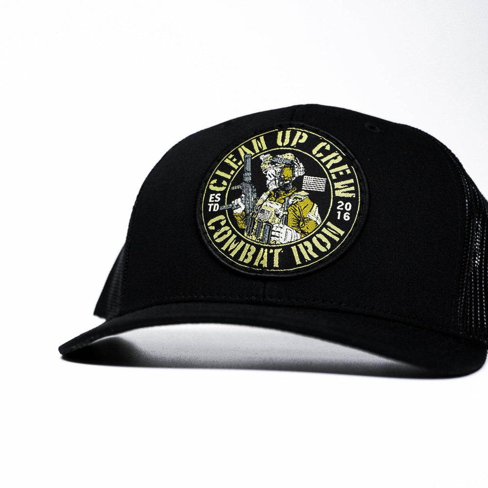 Clean Up Crew Patch Mid-Profile Mesh Snapback Hat - One Revolver Surfboards