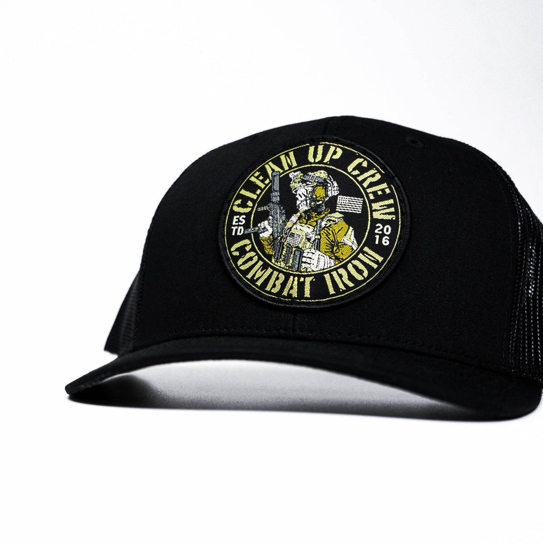 Clean Up Crew Patch Mid-Profile Mesh Snapback Hat - One Revolver Surfboards