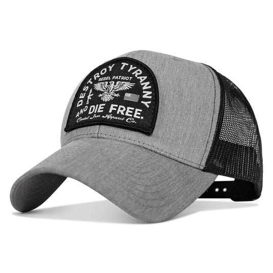 Destroy Tyranny and Die Free Patch Snapback - One Revolver Surfboards