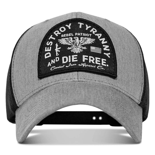 Destroy Tyranny and Die Free Patch Snapback - One Revolver Surfboards
