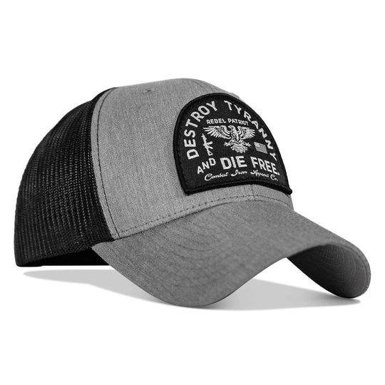 Destroy Tyranny and Die Free Patch Snapback - One Revolver Surfboards