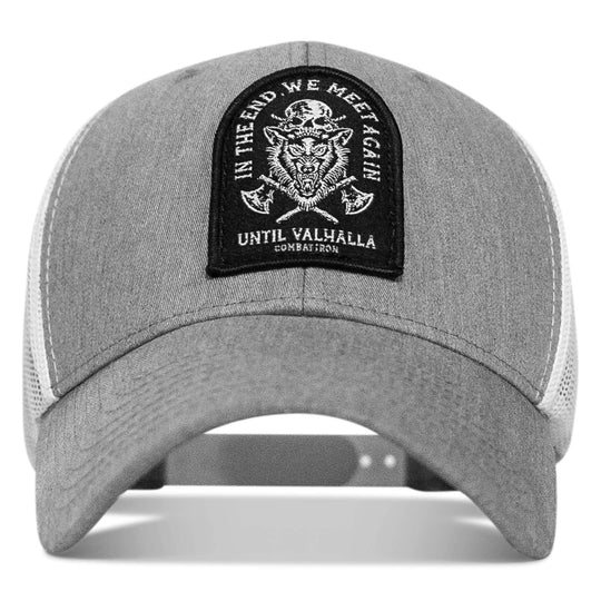 In The End, We Meet Again - Until Valhalla Patch Snapback Hat - One Revolver Surfboards