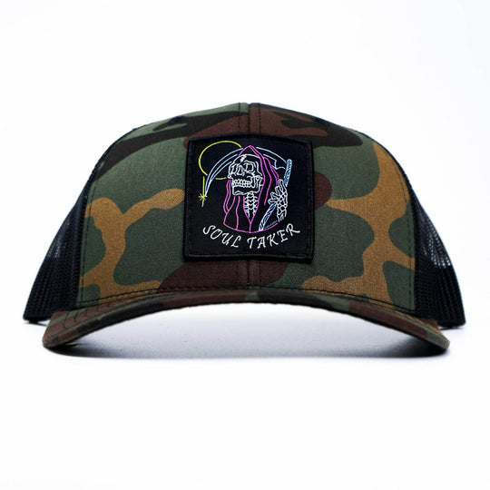 Soul Taker Reaper Patch Snapback Hat - One Revolver Surfboards