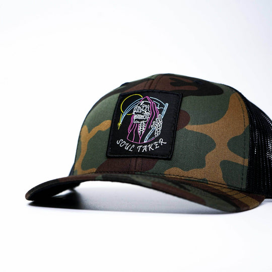 Soul Taker Reaper Patch Snapback Hat - One Revolver Surfboards