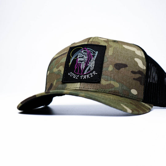 Soul Taker Reaper Patch Snapback Hat - One Revolver Surfboards