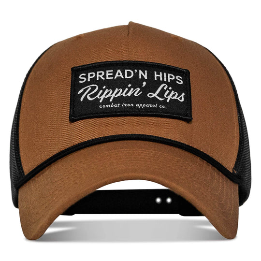 Spreadin' Hips Rippin' Lips Patch Rope Snapback - One Revolver Surfboards