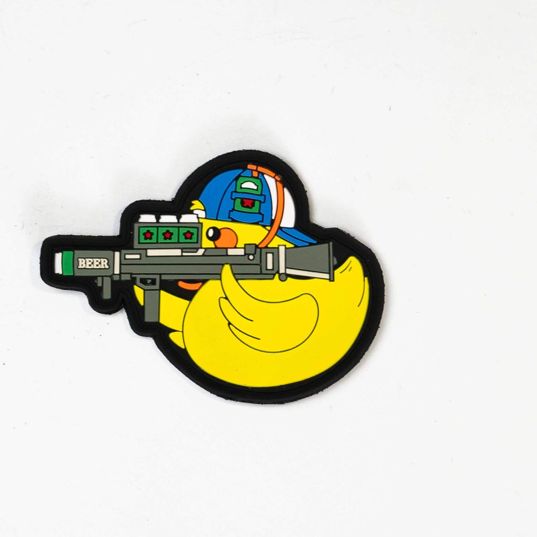 Beer Launcher Party TactiDuck PVC Patch - One Revolver Surfboards