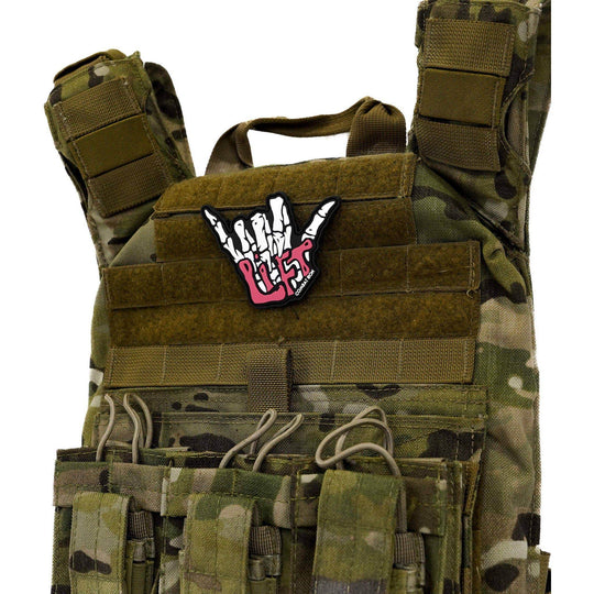 LIFT Skull Hand PVC Patch - One Revolver Surfboards