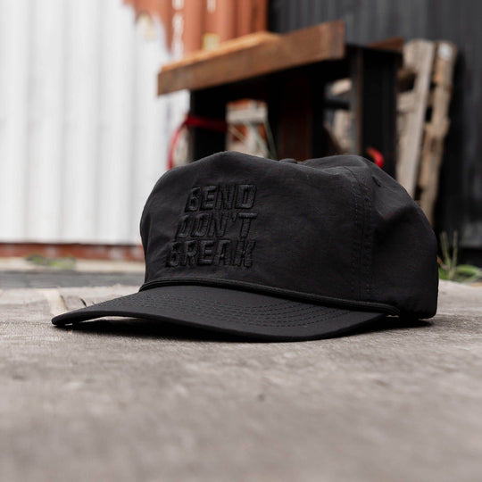 Bend Don't Break Subdued Crushable Rope SnapBack - One Revolver Surfboards