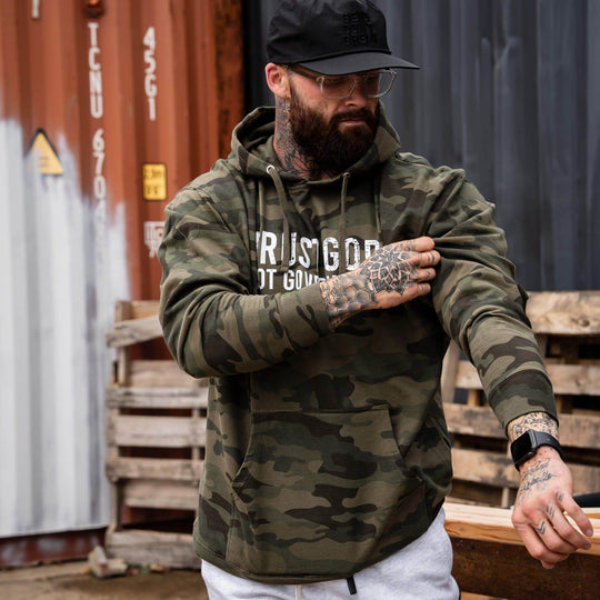 Trust God. Not Government. Men's Hoodie - One Revolver Surfboards