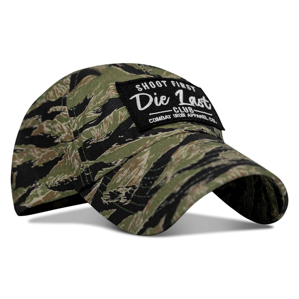 Shoot First. Die Last. Club Patch Low Profile Ripstop Flex Hat - One Revolver Surfboards