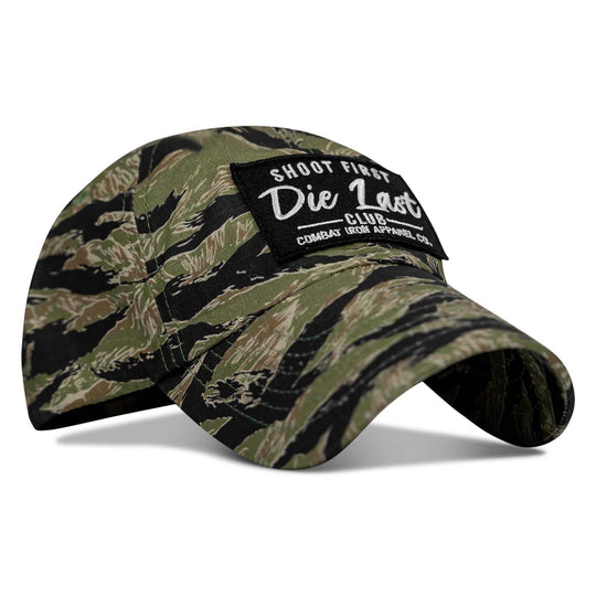 Shoot First. Die Last. Club Patch Low Profile Ripstop Flex Hat - One Revolver Surfboards