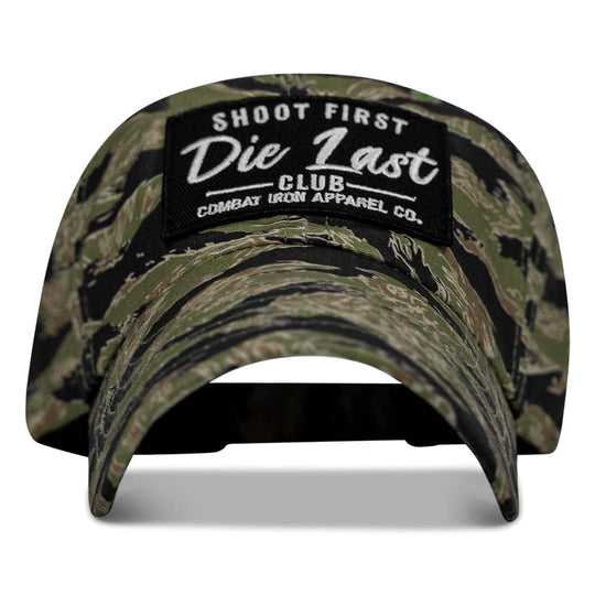 Shoot First. Die Last. Club Patch Low Profile Ripstop Flex Hat - One Revolver Surfboards