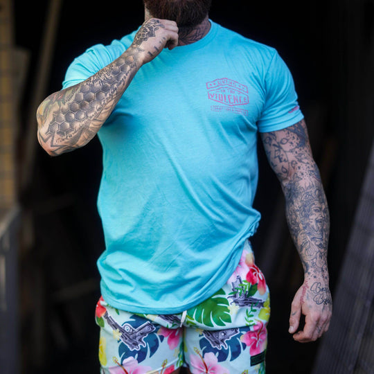 LIVING IN THE VIOLENCE MEN’S T-SHIRT - One Revolver Surfboards