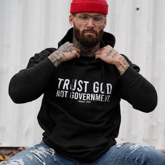 Trust God. Not Government. Men's Hoodie - One Revolver Surfboards