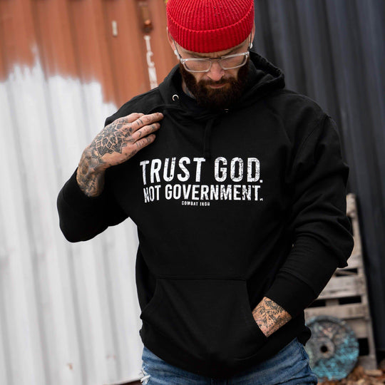 Trust God. Not Government. Men's Hoodie - One Revolver Surfboards
