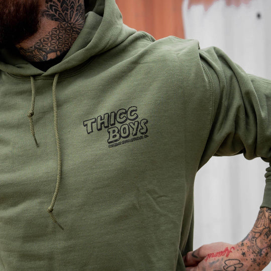 Thicc Boys Lifting Club Men's Hoodie - One Revolver Surfboards