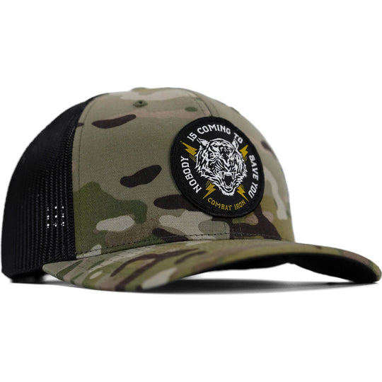 Nobody Is Coming To Save You Patch Snapback Hat - One Revolver Surfboards