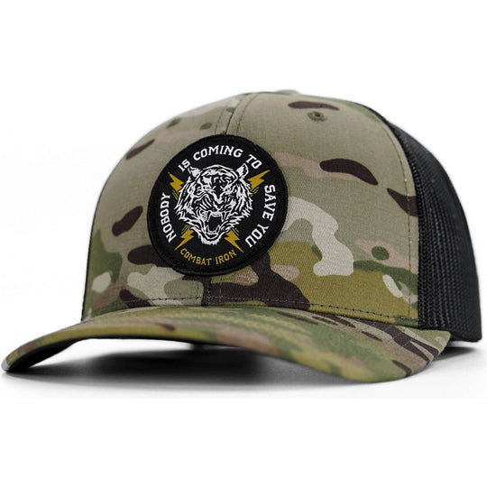 Nobody Is Coming To Save You Patch Snapback Hat - One Revolver Surfboards