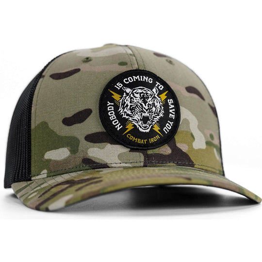 Nobody Is Coming To Save You Patch Snapback Hat - One Revolver Surfboards