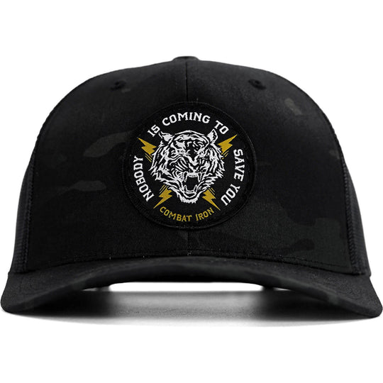 Nobody Is Coming To Save You Patch Snapback Hat - One Revolver Surfboards