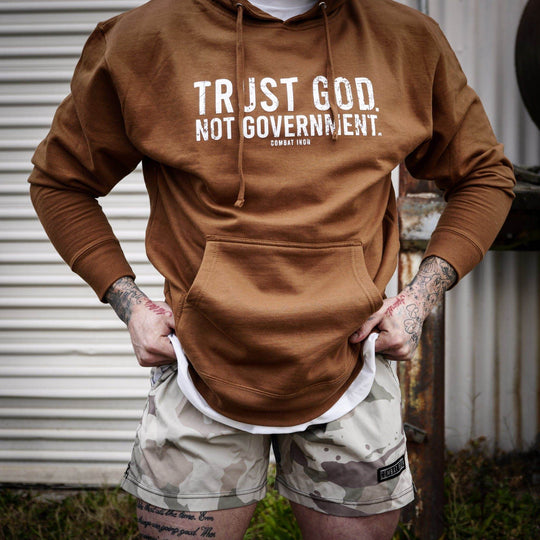 Trust God. Not Government. Men's Hoodie - One Revolver Surfboards