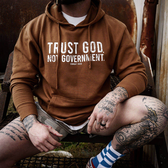 Trust God. Not Government. Men's Hoodie - One Revolver Surfboards