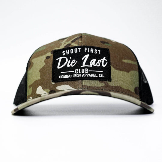 Shoot First. Die Last. Club Patch Snapback - One Revolver Surfboards