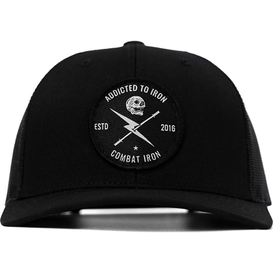 Addicted To Iron Patch Snapback Hat - One Revolver Surfboards