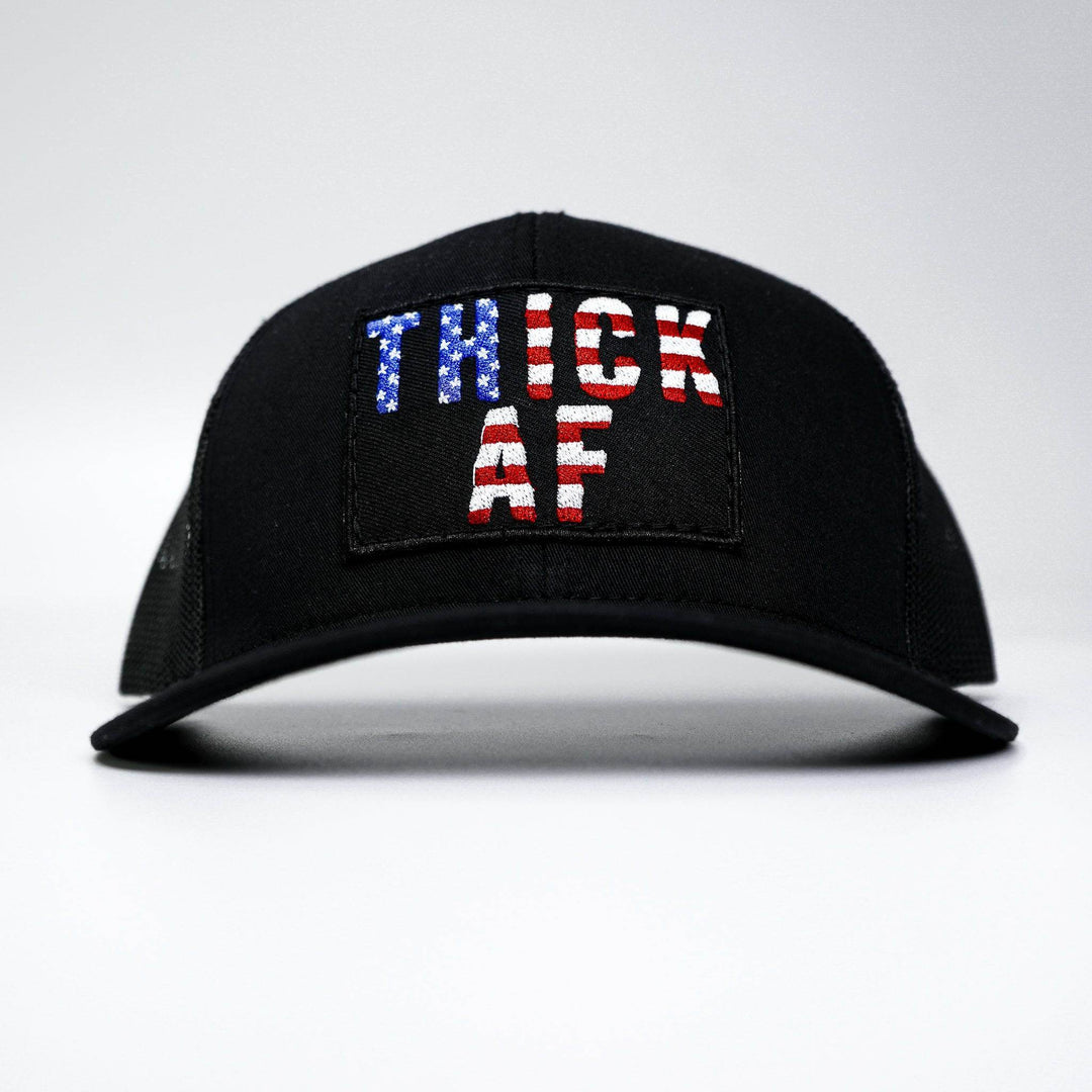 Thick AF USA Edition Patch Mid-Profile Mesh Snapback - One Revolver Surfboards