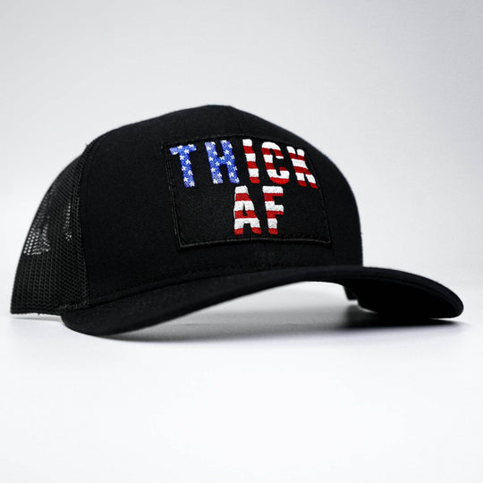 Thick AF USA Edition Patch Mid-Profile Mesh Snapback - One Revolver Surfboards