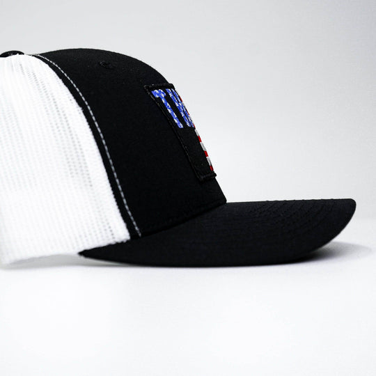Thick AF USA Edition Patch Mid-Profile Mesh Snapback - One Revolver Surfboards