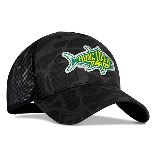 Hung Like A Tuna Can Snapback Hat - One Revolver Surfboards