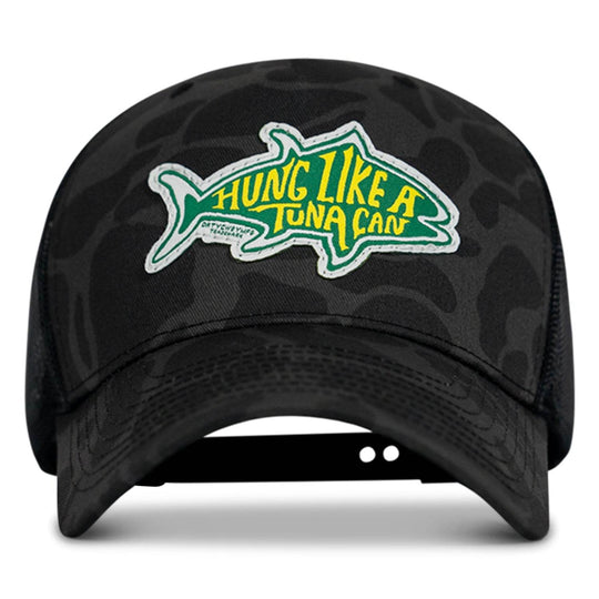 Hung Like A Tuna Can Snapback Hat - One Revolver Surfboards