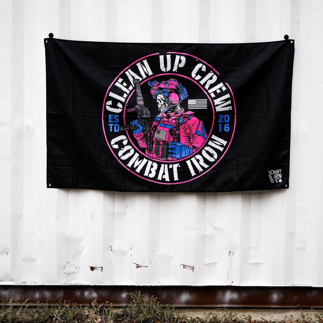 Clean Up Crew Miami Edition 3' X 5' Wall Flag - One Revolver Surfboards