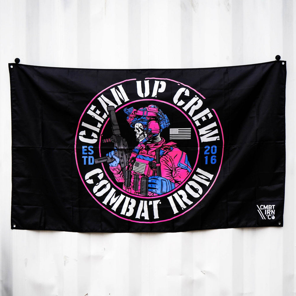 Clean Up Crew Miami Edition 3' X 5' Wall Flag - One Revolver Surfboards