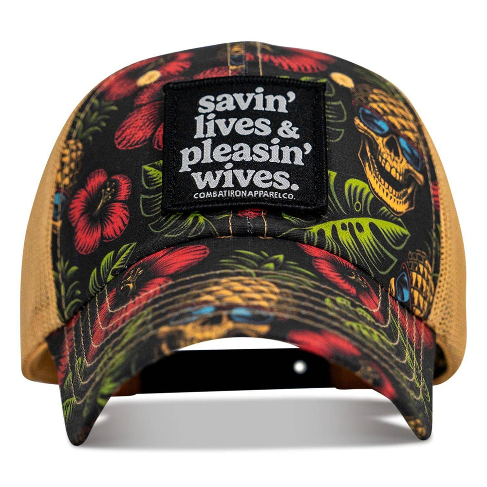 Ripstop Savin' Lives & Pleasin' Wives Low Pro Snapback - One Revolver Surfboards