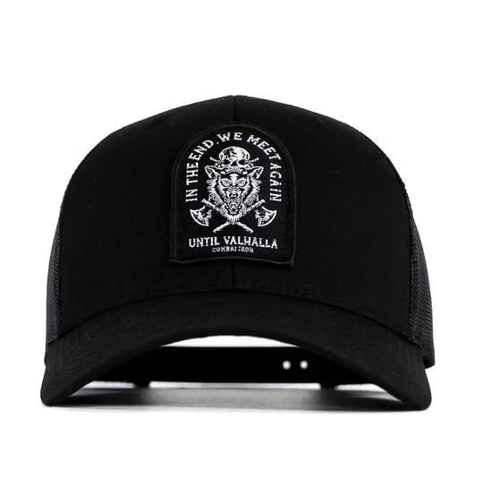 In The End, We Meet Again - Until Valhalla Patch Snapback Hat - One Revolver Surfboards