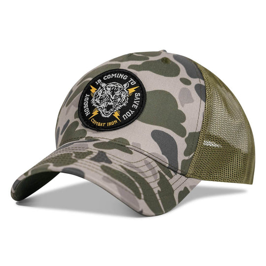 Nobody Is Coming To Save You Patch Snapback Hat - One Revolver Surfboards